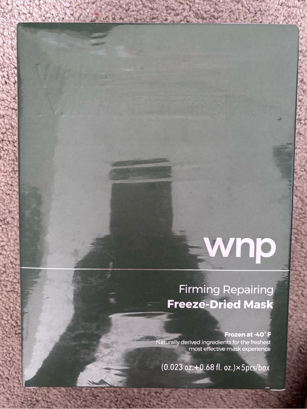 WNP Firming Repairing Freeze-Dried Mask — Dark Green